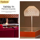 Axyaa Hollowed Out Desk Lamp: Italian Style LED Lighting for Bedroom and Study