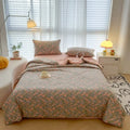 Axyaa Washed Cotton All Season Comforter for Single Double Bed