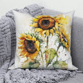 Sunflower Decorative Pillow Cover by Axyaa | Sofa, Car, Living Room Decoration