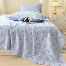 Axyaa Cotton Coarse Sheet Set - Single Piece, Summer Bedding