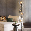 Axyaa LED Standing Lamp, 3-Color Brightness Control, Modern Remote-Controlled Floor Lamp