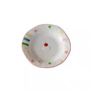 Axyaa 6 Inch Ceramic Cake Plate Dessert Dish in Ins Style Relief Tray