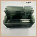 Axyaa Transparent Drawer Storage Box: Kitchen Tableware Cosmetics Organizer