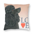 Pink Convertible Pillowcase White Poodle Sofa Cushion Cover Axyaa Home Decor