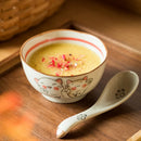 Axyaa Cat Series Ceramic Home Japanese Rice Bowl 4.5 inches