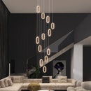 Axyaa Modern LED Ceiling Lamp Chandelier for Indoor Decor and Lighting