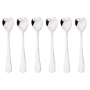 Axyaa Rose Gold Heart Shape Coffee Spoons Set Stainless Steel Kitchen Accessories