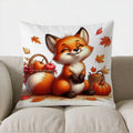 Cute Hedgehog Throw Pillow Cover for Sofa, Bedroom, Car - Axyaa Brand