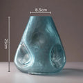Axyaa Glass Vase Hydroponic Flower Pot Transparent Modern Decor