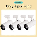 Axyaa LED Track Light Rail for Clothing Shop Spotlight Fixture