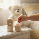 Axyaa Personalized Wooden Milk Tooth Box - Custom Engraved Baby Keepsake Storage