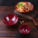 Axyaa Melamine Bowl Set for Tableware - Durable, Large Capacity, Imitation Porcelain Style