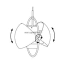Modern Iron Pendant Lamp by Axyaa: Deformable Design for LOFT Kitchen & Bedroom Lighting