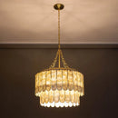 Axyaa Shell Pendant Chandelier LED Ceiling Light for Home Lighting