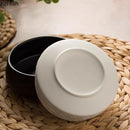Axyaa Stone Patterned Ceramic Dessert Soup Noodle Bowl Set - Restaurant Tableware