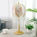 Axyaa French Tassels Table Lamp Retro Living Room Bedroom Villa European Creative Desk Light