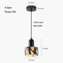 Axyaa Minimalist Luxury Pendant Lamp for Bedroom, Living Room, Bar, Study