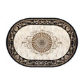 Axyaa Oval Palace Style Luxury Living Room Carpet for High-end Home Decor