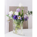 Axyaa Acrylic Flower Book Vase: Artistic Home Decor with Cultural Flair