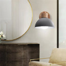 Axyaa Modern Macaroon Dome Wall Sconce for Bedroom-Living Room-E27 Base
