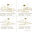Axyaa Polar LED Chandelier Lighting for Modern Home Decor