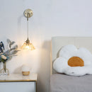 Axyaa Flower Glass LED Wall Lamps - Nordic Style Bedroom Lighting Fixtures