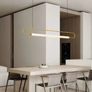 Axyaa Iron LED Pendant Light Black Gold Modern Nordic Design