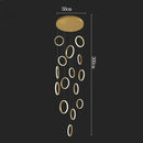 Axyaa Nordic Luxury LED Chandelier for Dining Room, Living Room, and Stairs
