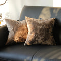 Luxury Velvet Gold Christmas Cushion Cover by Axyaa - Home Decor Sofa Bed Pillowcase