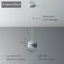 Axyaa Modern Plating Pendant Lights Chandeliers for Dining Room Kitchen Bedroom