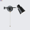 Axyaa Modern Black Iron LED Wall Sconce for Home Decor