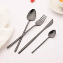Axyaa Stainless Steel Dinner Fork Set of 8 Pieces