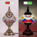 Axyaa Handmade Glass Mosaic Table Light for Home and Hospitality Settings