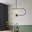 Axyaa Nordic U-shaped Dining Room Pendant Light, Modern Design for Home, Bar, Cafe, Office