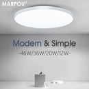 Axyaa 47CM Ultra Thin Round LED Ceiling Light for Kitchen Bedroom Living Room