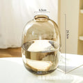 Axyaa Glass Hydroponic Vase Small Mouth Decorative Dried Flower Arrangement Craft
