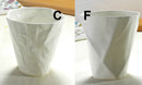 Axyaa White Bone  Coffee Mug, Novelty Geek Design, Porcelain Espresso Cup