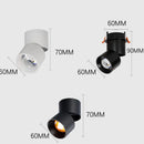 Axyaa LED Down Lamp for Interior Surface Mount or Recessed Ceiling Lighting