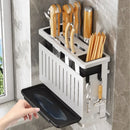 Axyaa Stainless Steel Wall-Mounted Kitchen Storage Rack