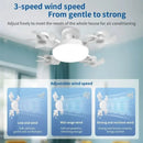 Axyaa Smart LED Ceiling Fan Light Remote Dimming Drone Lamp