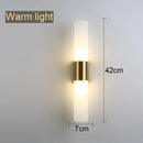 Axyaa Acrylic Cylinder Wall Lamp for Bedroom Living Room Study LED Lighting