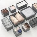 Axyaa Fabric Underwear Storage Box for Closet Organization and Storage - Socks, Underwear, Ties