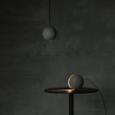 Axyaa Moon Cement Pendant Light Industrial Style Hanging Lamp