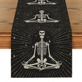 Axyaa Skull Astrology Table Runner for Wedding Decor and Dining Table Display