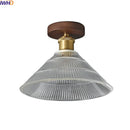 Axyaa Modern Nordic Clear Glass LED Ceiling Lamp for Home Decor
