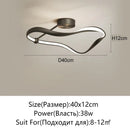 Axyaa Nordic LED Ceiling Lamp: Minimalist Modern Design for Master Bedroom & Study