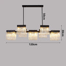 Axyaa Crystal Chandelier Stair Pendant Living Room Interior Lighting