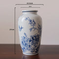 Axyaa Blue & White Porcelain Vase Set - High-End Jingdezhen Ceramic Flower Vase