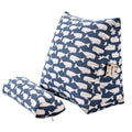 Axyaa Cotton Linen Printed Triangular Cushion Cylindrical Throw Pillow