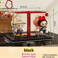 Axyaa Building Block Figures Display Stand Acrylic Showcase Cabinet Organize